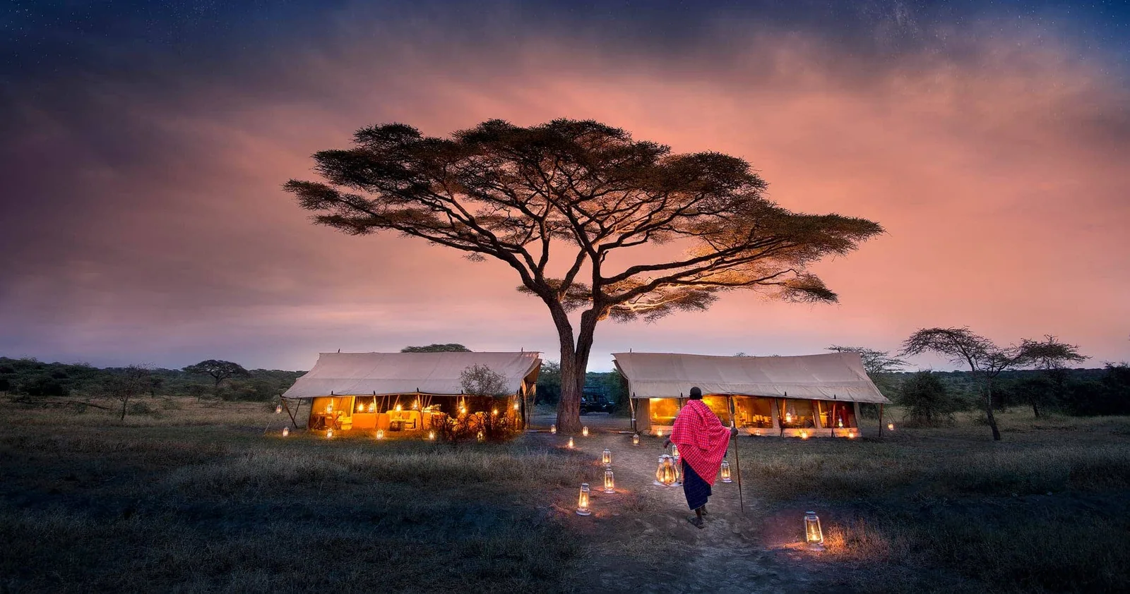 Open grassland in Serengeti National Park, northern Tanzania