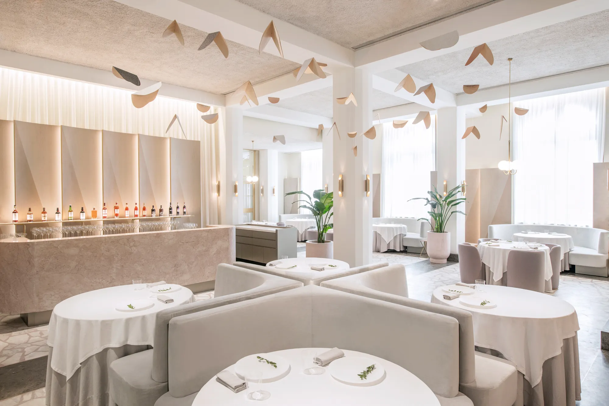 Odette, three Michelin stars, inside the National Gallery Singapore